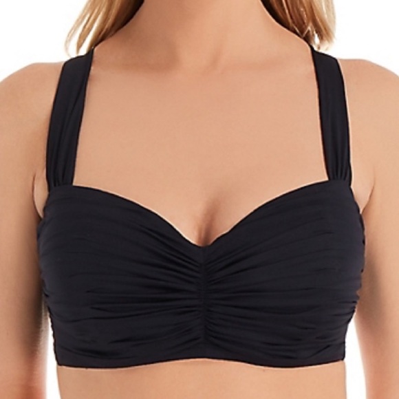Bleu Rod Beattie Kore Shirred Underwire Bandeau - Picture 3 of 6